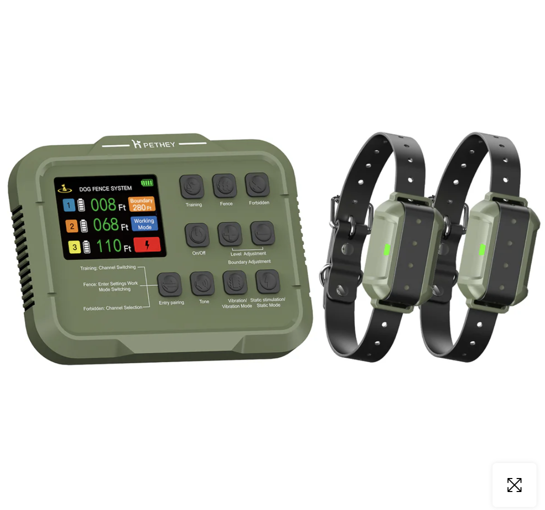 PetHey 3-in-1 Waterproof Wireless Dog Fence-F910Plus