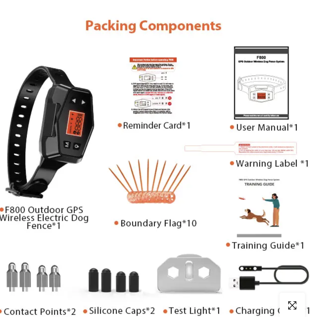 PetHey GPS Wireless Dog Fence F800