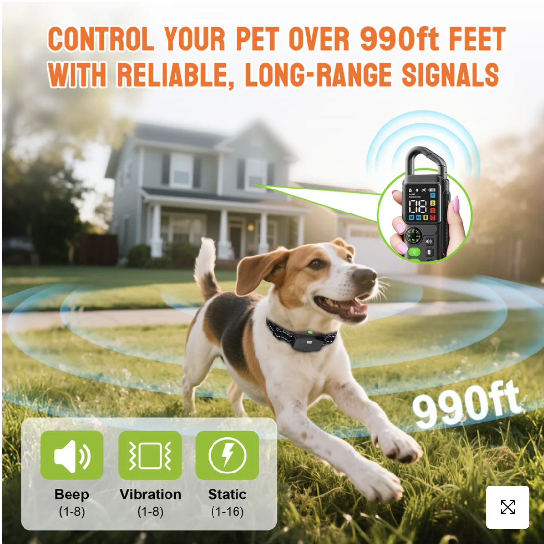 PetHey 3 in 1 Remote Dog Trainer T810