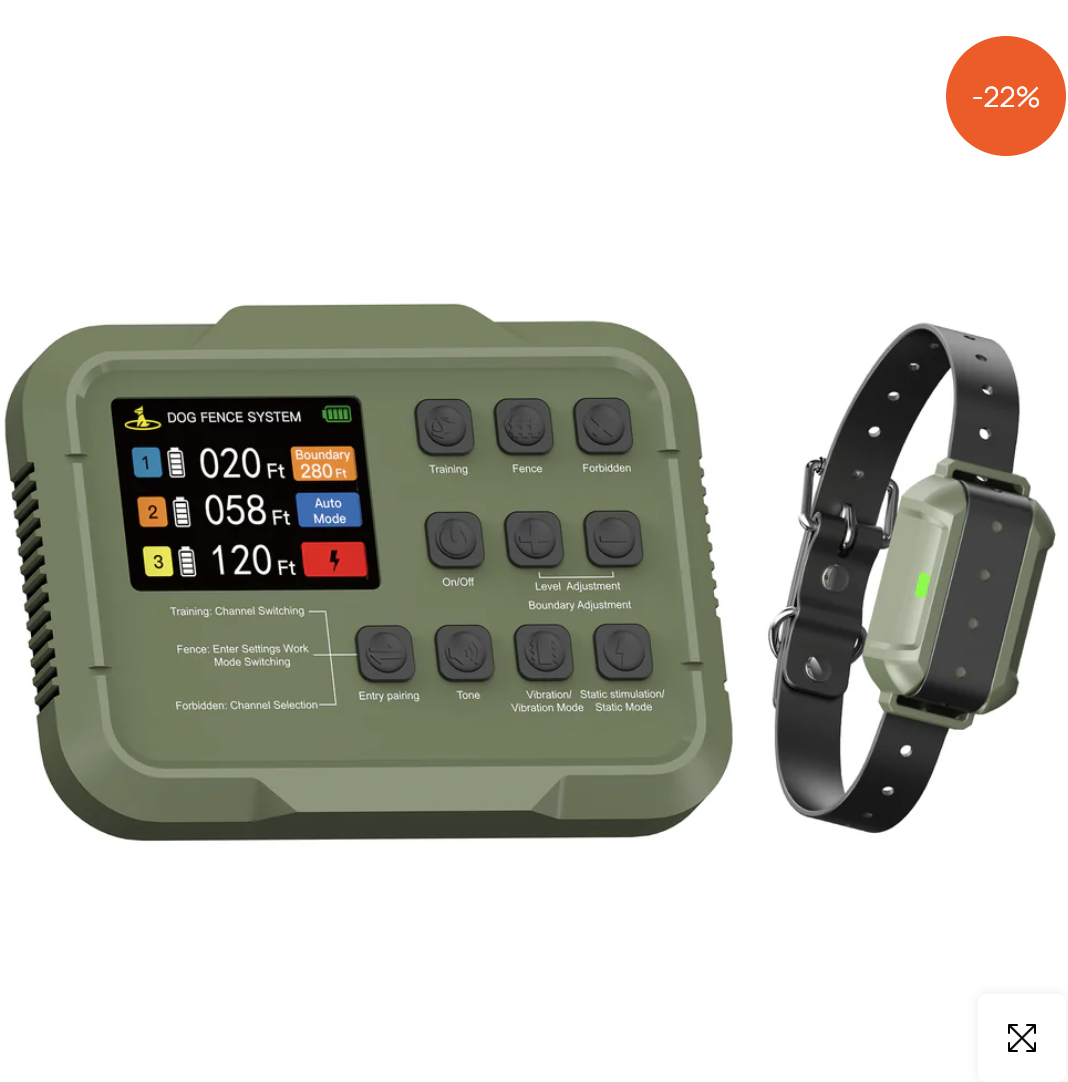 PetHey 3-in-1 Waterproof Wireless Dog Fence-F910Plus