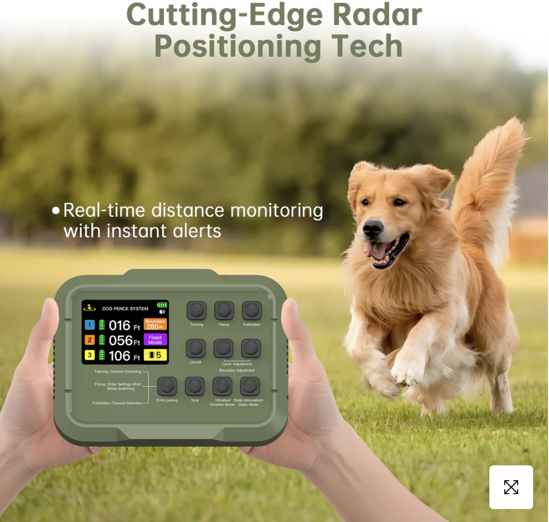 PetHey 3-in-1 Waterproof Wireless Dog Fence-F910Plus